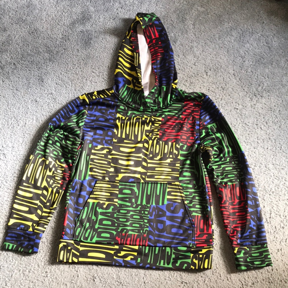 Girls Adidas Pullover Hoodie